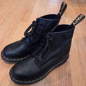 Women's Dr. Martens Black Leather Boots